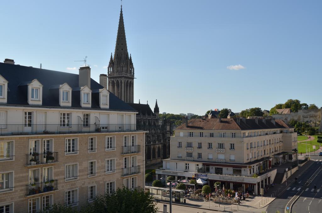 Logis Hotel Du Chateau Caen Extérieur photo