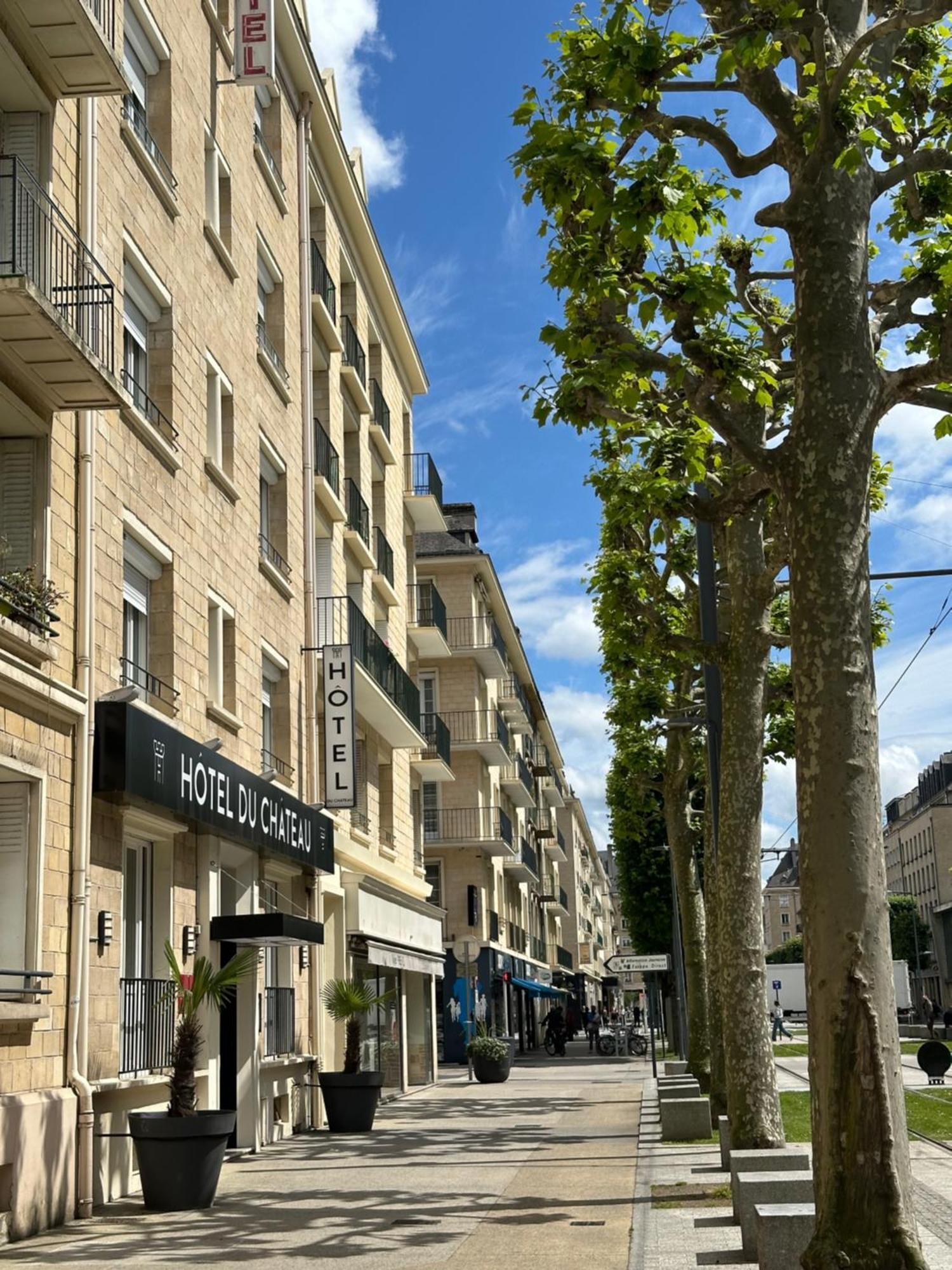 Logis Hotel Du Chateau Caen Extérieur photo