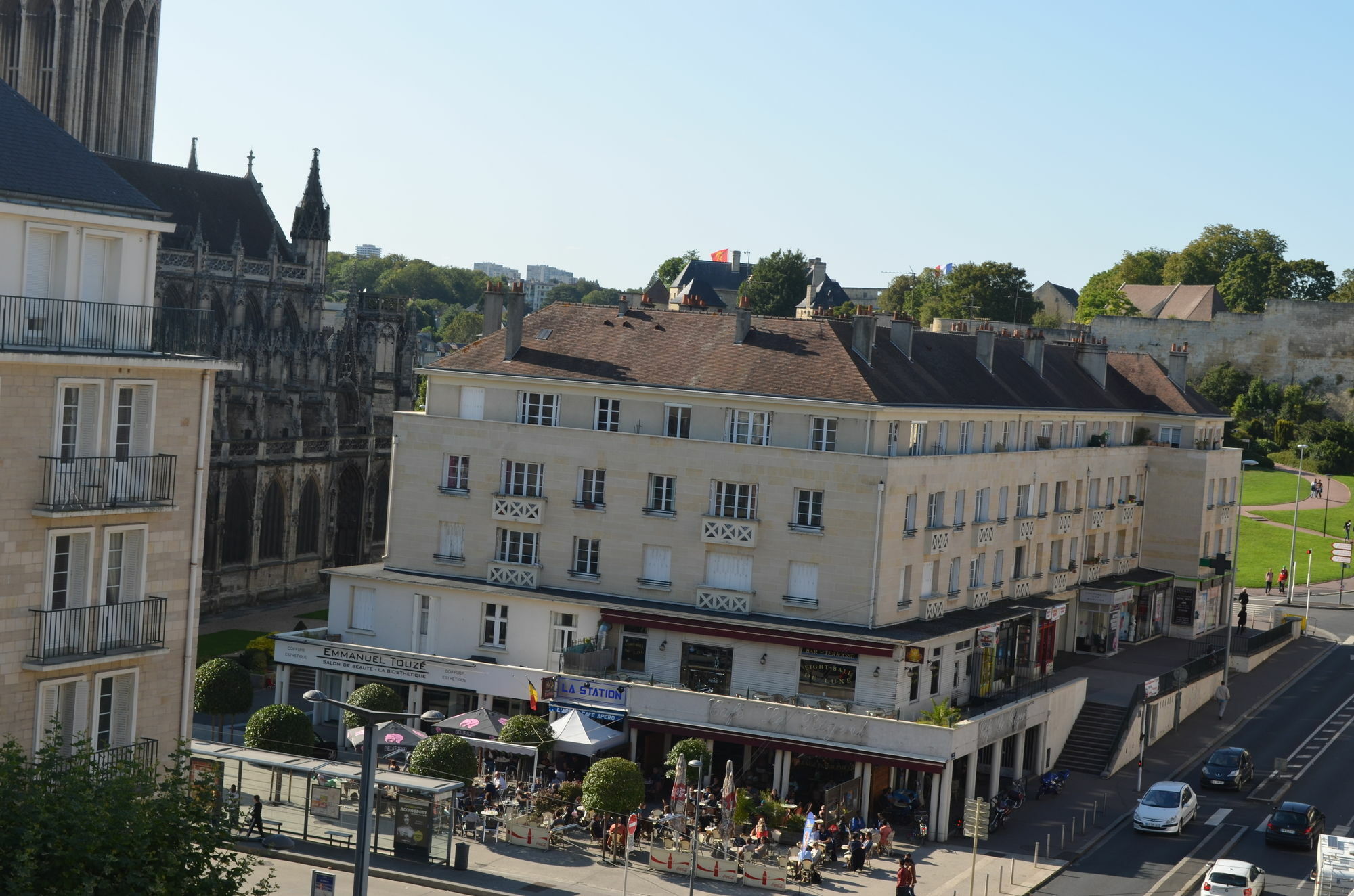 Logis Hotel Du Chateau Caen Extérieur photo